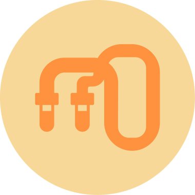 Halat düzlüğü simgesi, vektör illüstrasyonu 