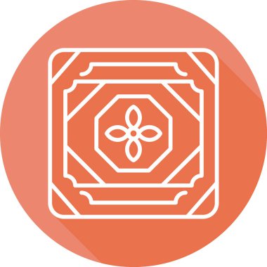 Döşeme. Web simgesi basit illüstrasyon