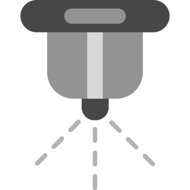 Moda biçimi izole edilmiş arkaplanda fıskiye simgesi           