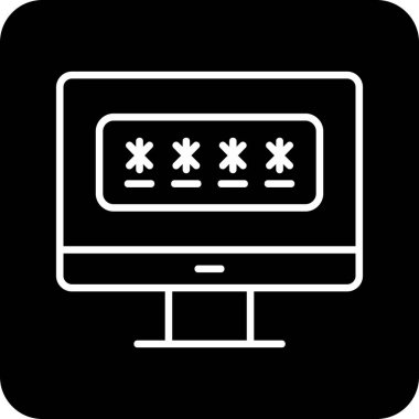 password web icon vector illustration 