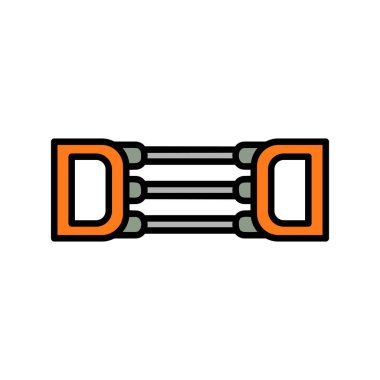 Göğüs açıcı simgesinin web illüstrasyonu