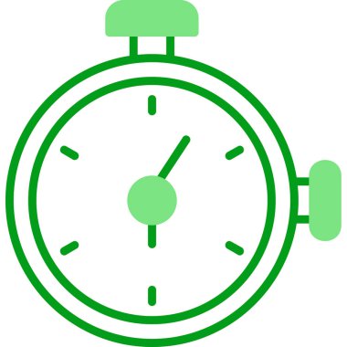 Zamanlayıcı simgesi, vektör illüstrasyonu 