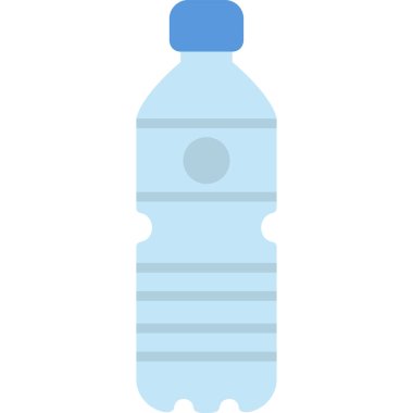 Su şişesi. Web simgesi basit illüstrasyon