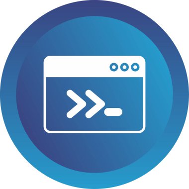 Ssh kod simgesi, vektör illüstrasyonu