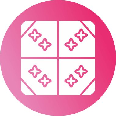 Döşeme. Web simgesi basit illüstrasyon