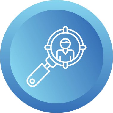 Web simgesi, vektör illüstrasyonu işe alınıyor