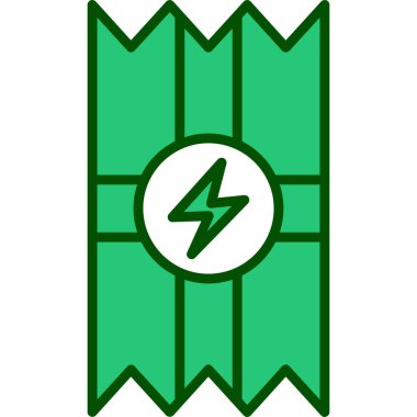 Enerji Çubuğu ikonu vektör illüstrasyonu