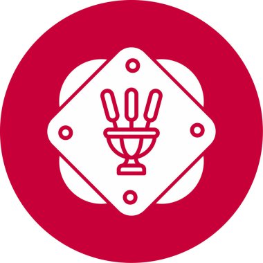 Tütsü. Web simgesi vektör illüstrasyonu