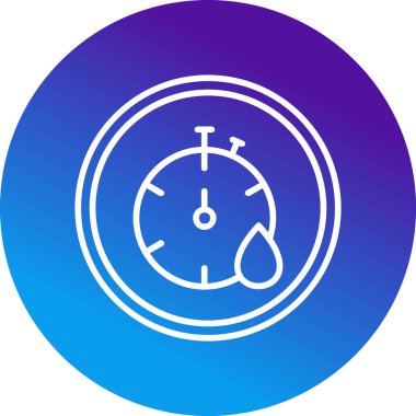 Hızlı Kuru vektör simgesi, illüstrasyon 