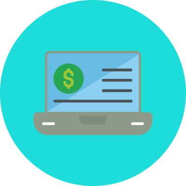 Eğilim biçimi izole edilmiş arka planda mali simge 