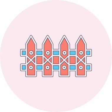 Çitin vektör illüstrasyonu