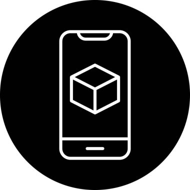 Görüntüde Artırılmış Gerçeklik simgesine sahip akıllı telefon 