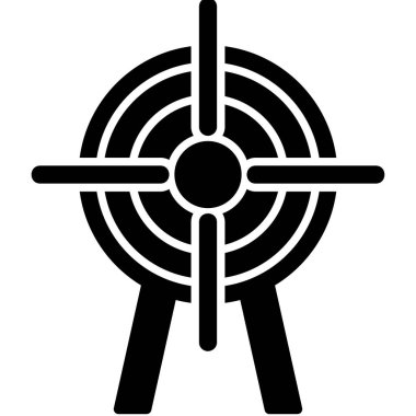 Hedef. Web simgesi basit illüstrasyon 