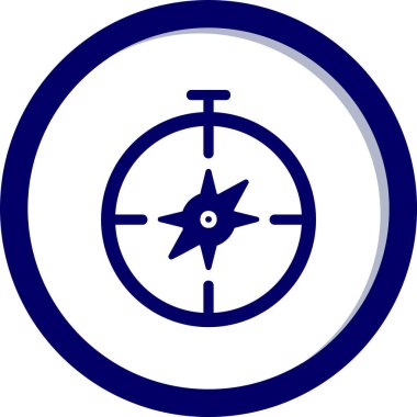 Pusula simgesi vektör resimlemesi 