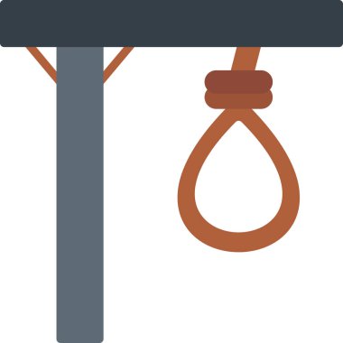 Gallow web simgesi, vektör illüstrasyonu