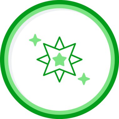 Yıldız web simge vektör çizim 