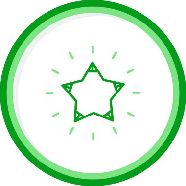 Yıldız web simge vektör çizim 