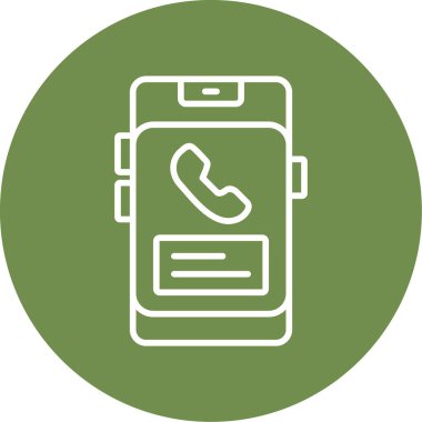 Telefon Defteri simgesi, vektör illüstrasyonu