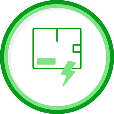 Arz Şoku Ağ ikonu vektör çizimi