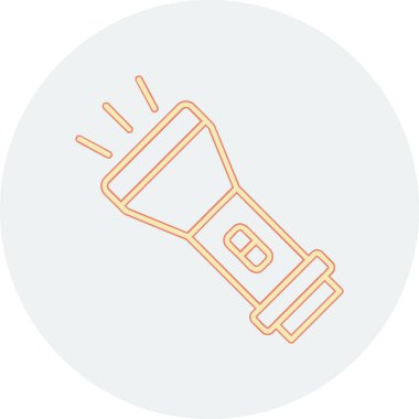 el feneri. Web simgesi basit illüstrasyon