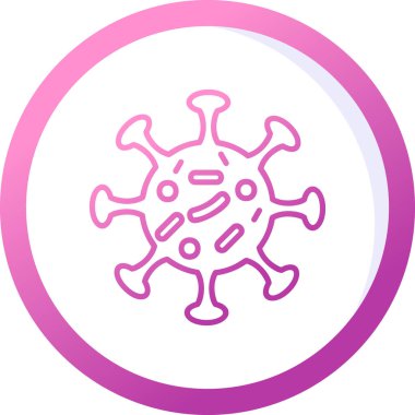 Virüs ikonu vektör illüstrasyonu 