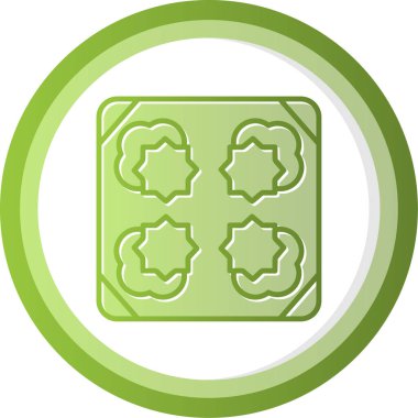 Döşeme. Web simgesi basit illüstrasyon