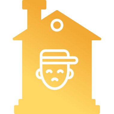 ev simgesi vektör illüstrasyonu 