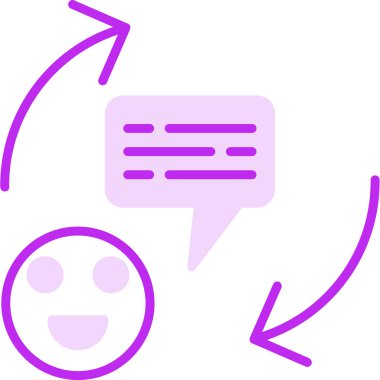 Geribildirim simgesi vektör yanılsaması