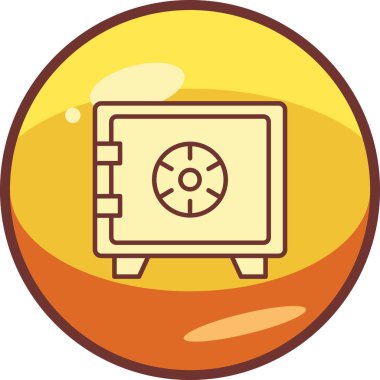 güvenli simge vektör illüstrasyonu 