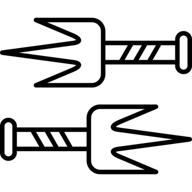 Sai Simgesi Basit Vektör İllüstrasyonu