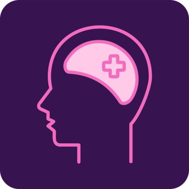 Klinik Psikoloji vektör çizimi tasarımı