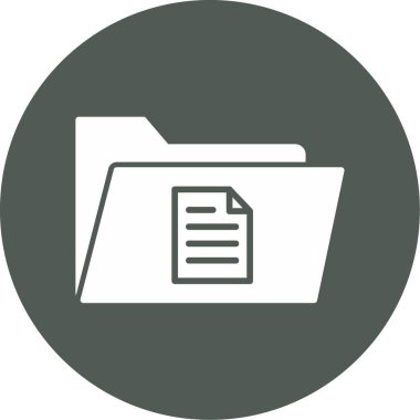 dosya dizini vektör illüstrasyonu        