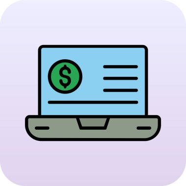 Eğilim biçimi izole edilmiş arka planda mali simge 