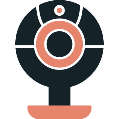 Web kamera simge vektör çizim