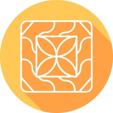 Döşeme. Web simgesi basit illüstrasyon