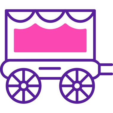 Taşıma simgesi vektör illüstrasyonu  