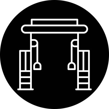 Cable Crossover Web simgesi basit illüstrasyonuName