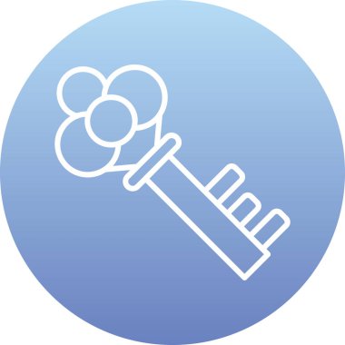 Anahtar. Web simgesi basit illüstrasyon 