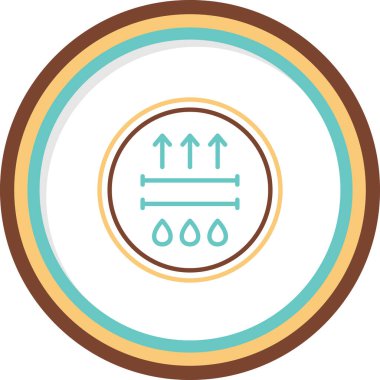 Nem. Web simgesi vektör illüstrasyonu