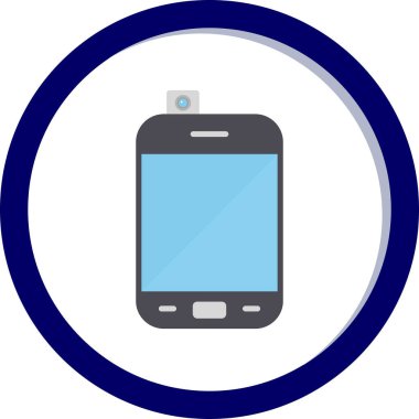 Smartphone web simgesi, vektör çizim 