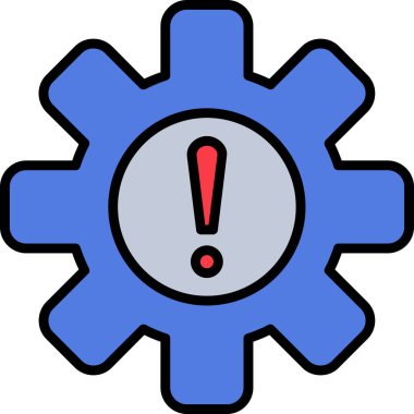 Kriz Yönetimi web simgesi vektör illüstrasyonu