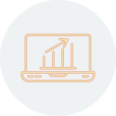 İş çizelgesi. Web simgesi basit illüstrasyon 