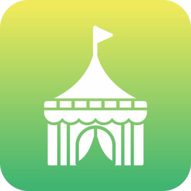 Sirk çadırının vektör çizimi