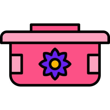 kutu web simgesi, vektör illüstrasyonu 