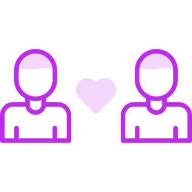 Empati web simgesi vektör çizimi