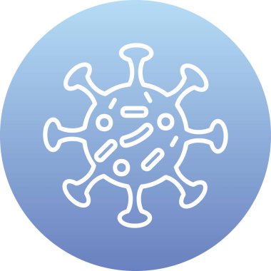 Virüs ikonu vektör illüstrasyonu 