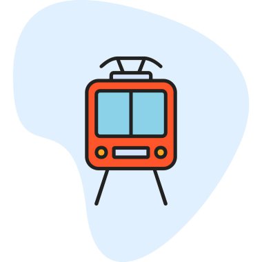 Web simgesi tren, illüstrasyon vektör 