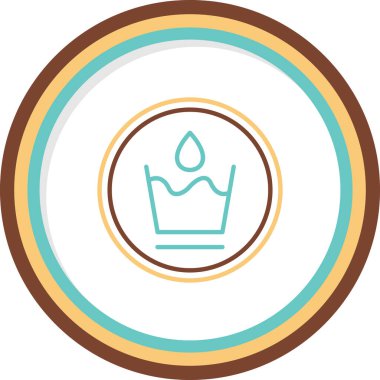 Wasable tabela simgesi, vektör illüstrasyonu