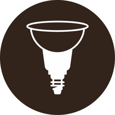 Yansıtıcı ağ simgesi, vektör illüstrasyonu