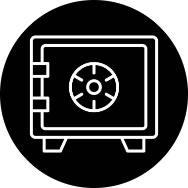 güvenli simge vektör illüstrasyonu 